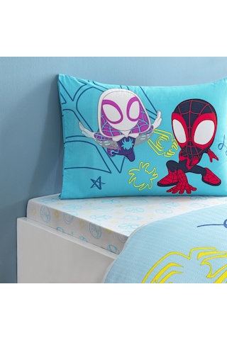 Taç Lisanslı Spidey Amazing Teamtek Kişilik Pamuk Pike Takımı 000000001000049938 Çok Renkli