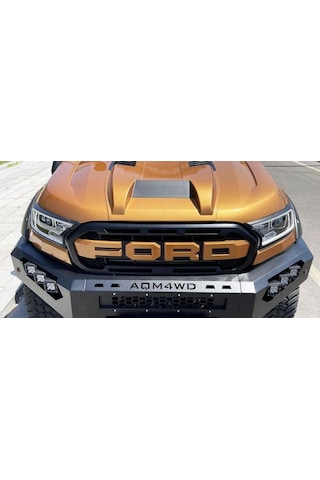 Ford Ranger Uyumlu Yedek Parça 2015-2021 Off Road Çelik Ön Tampon