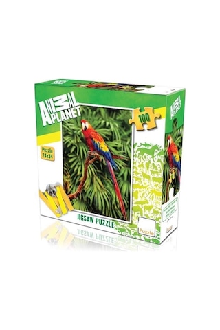Hayal Sepeti Puzzle Papağan Kuşu Puzzle 100 Parça 24x34cm