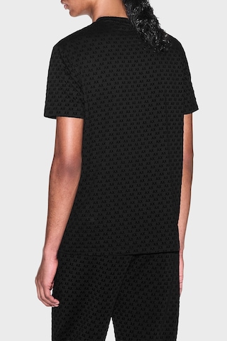 Armani Exchange Logolu % 100 Pamuk Bisiklet Yaka T Shirt Erkek T Shirt Xm003079 Af10356 Uc001 Siyah