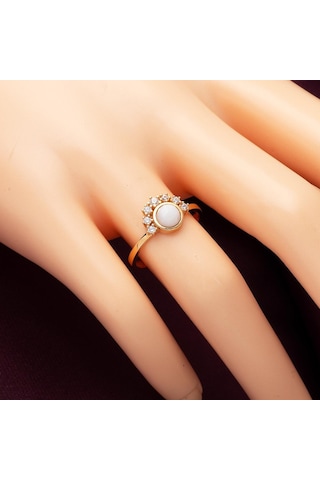 Şafak Vakti 14 Ayar Altın Yüzük 14ORYZ16