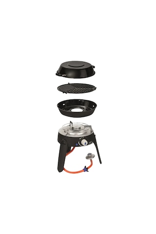 Cadac Safari Chef 30 Lp Lite Barbekü - Tüplü 3 Pişirme Yüzeyli Siyah