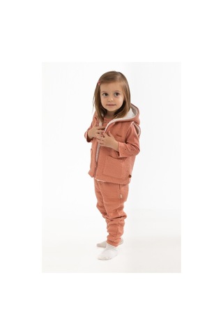 Little Gusto Kapüşonlu Bürümcük Kapitone Çift Taraflı Wellsoftlu Yelek