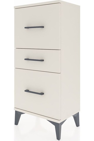 Arges Komodin 3 Çekmeceli 44x30x96 Aytaşı-aytaşı Aytası