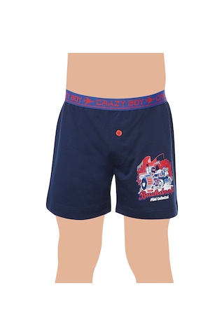 Tutku 6'lı Erkek Çocuk Elastan Baskılı Boxer 13-14 Yaş 0253 Çok Renkli