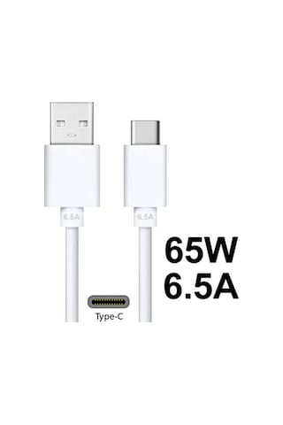 Oppo Vooc Type-c Şarj Ve Data Kablosu 65w 6.5a Realme Superdart