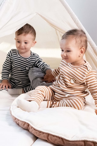 Organik Pamuklu Kaşkorse Modal Yeşil Bebek Takımı Yeşil