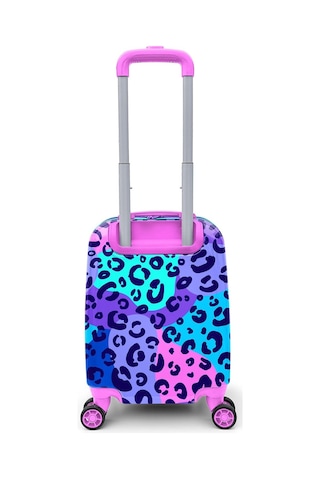 Coral High Kids Leopar Desenli Çocuk Valizi 16787