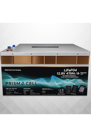 Prismacell 12.8v 470ah Lifepo4 Akü Karavan & Solar