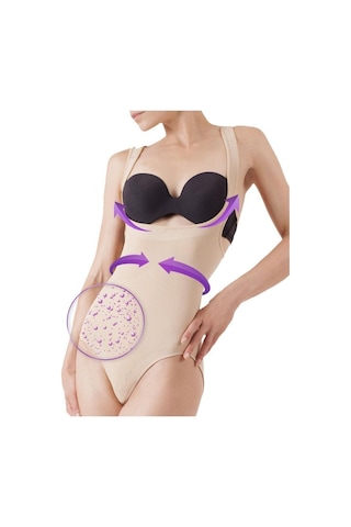 Lytess Corrective Slimming Body Seduction İnceltici ve Sıkılaştırıcı Korse Ten Rengi S-M Nude 3760084532930