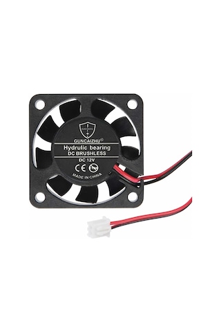 Dc 12V Fan 4X4Cm Kuluçka Fanı Soğutucu Peltier Pc Ekran 40X40Mm