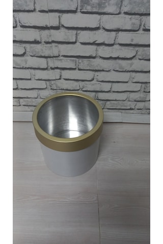 30 30 Darbuka Saksı Şık Tasarım Gold Kemerli