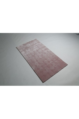 Çam Halı Emboss Jr 67 Pink Modern Desen Yeni Zellanda Yünü Ve Viskon El Dokuması Halı - 200x290 Pembe