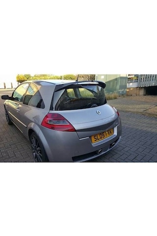 Renault Megane 2 Hb Uyumlu Yedek Parça R20 Spoiler Boyasız Fiber
