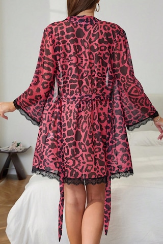 Merry See Gecelik Sabahlık Sütyen Külot 3 Lü Takım Çok Renkli