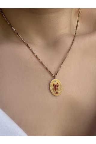 Çelik Lobster Kolye Gold