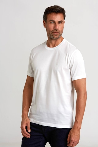 Bisse Erkek O Yaka T-shirt Beyaz Tsnos24y24101 D01 Beyaz