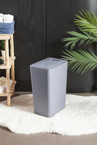 Perotti 13240 Gri Molly Gri 8 Litre Click Çöp Kovası Gri