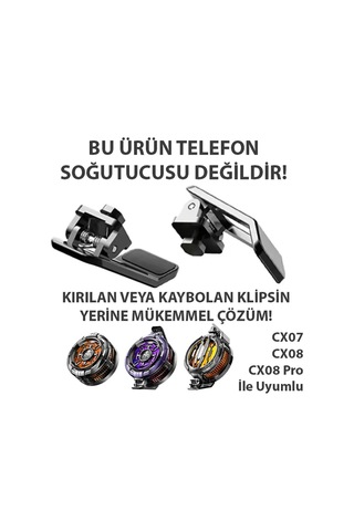 Memo Cx07-cx08 Modelleri İçin Yedek Klips Aparat- 5775