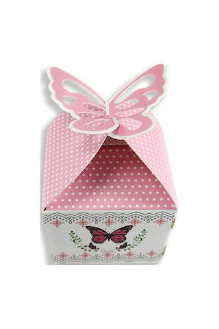 Mutluadim 50 Adet 5X7Cm Kelebek Demonte Karton Kutu