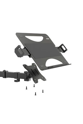 Exvega Ayarlanabilir Aliminyum Laptop Standı Vesa Bağlantılı Monitör Kolu Uyumlu Ex789