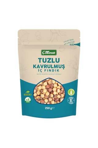 Çotanak 250 Gr Tuzlu Kavrulmuş İç Fındık-97 250 G