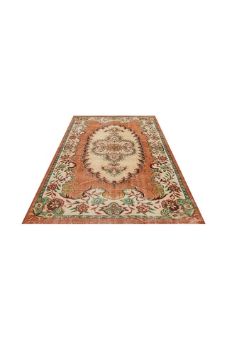 Klasik Modern Vintage Eskitme El Dokuma Halı 185 X 263 Cm 9384