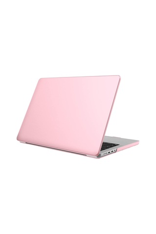 Novstrap Apple Uyumlu MacBook Pro 14 İnç M3 A2992 A2918 İle Parlak Kılıf + Siyah Klavye Kılıfı +film