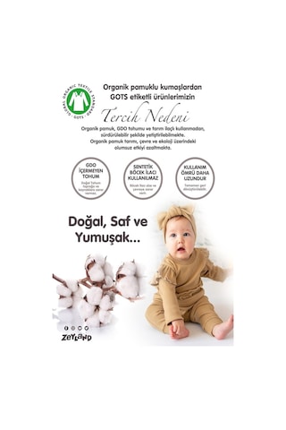 Zeyland Gots Sertifikalı %100 Organik Pamuk T-Shirt, Şort Ve Bandana Takı (535034909)