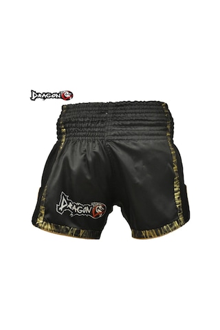 Dragon Mt2019 Federasyon Onaylı Muaythai Şortu Siyah