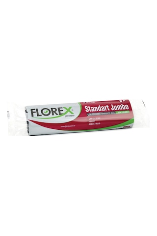 Florex Standart Jumbo Siyah Çöp Poşedi 20 Rulo