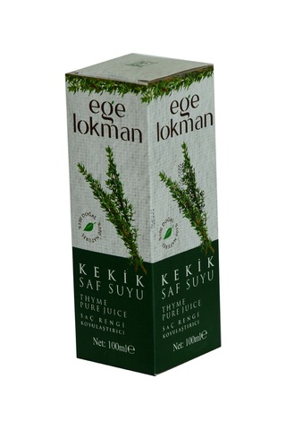 Ege Lokman Doğal Kekik Saf Suyu Saç Rengi Koyulaştırıcı Saç Bakımı 100 ML