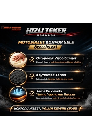 Honda Sh 125 Özel Seri Tam Kalıp Konfor Sele