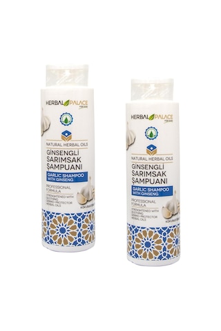 Herbal Palace Ginsengli Sarımsak Kokusuz Şampuanı 2 x 400 ml