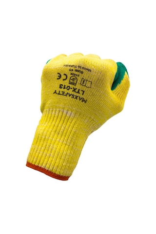 Max Safety Ltx-013 Lateks Camcı Eldiveni No:10