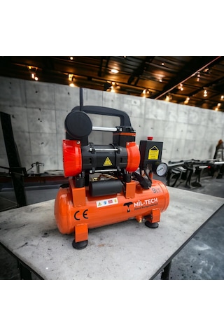 Mil-Tech 9 Litre Sessiz - Yağsız Premium Hava Kompresörü miltec9lsessiz﻿﻿