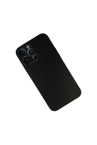 Newface Apple iPhone Uyumlu 13 Pro Max Kılıf Pp Ultra İnce Kapak Glblseme - 40 - Siyah