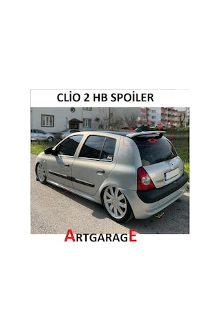 Reno Clio 2 Hb Boyasız Bagaj Spoileri-fiberglass
