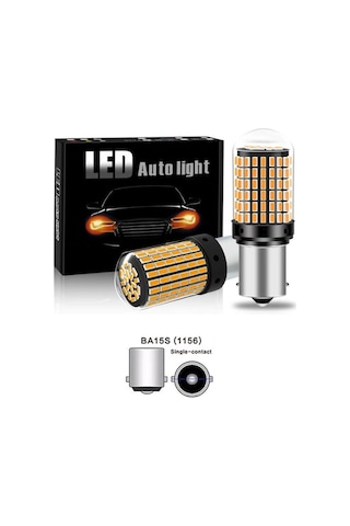 P21w 144 Led Canbus Geri Vites Ampulü Turuncu