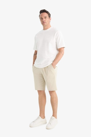 Defacto Slim Fit Dar Kesim Cepli Pamuklu Basic Düz Bermuda Şort - Bej W1105AZ25SPBG735