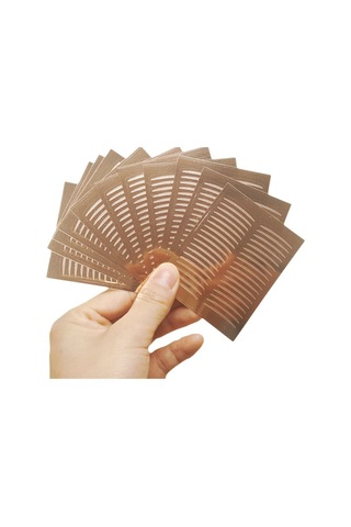 36pcs Kapüşonlu Gözler Ve Sarkık Kapaklar İçin Doğal Fiber Çift Göz Kapağı Çıkartmaları Rose - Fine