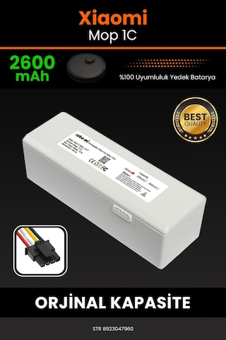 Xiaomi Mi Vacuum Mop 1c Uyumlu 2600.mah Batarya