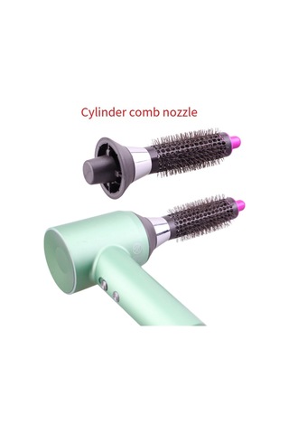 Xurunkeji 20mm Silindir Tarak Laifen Saç Kurutma Makinesi Rüzgar Başlığı Aksesuarları Hava Nozulu Aksesuarları Gül Kırmızı