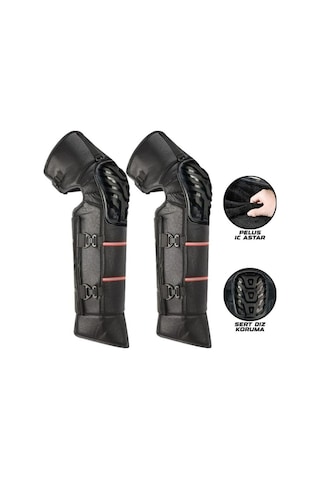 Motosiklet Deri Bacak Koruyucu Suya Dayanıklı Silikon Diz Korumalı Soğuk Geçirmez Motor Diz Koruyucu