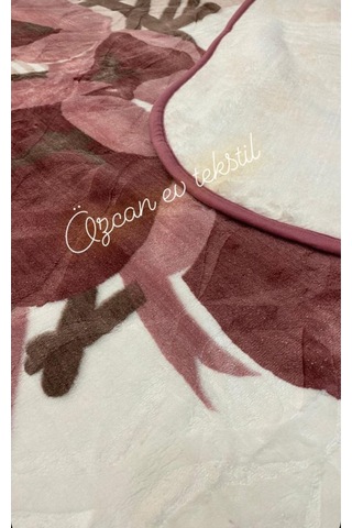 Sarar Çift Kişilik Battaniye-monolya Pudra Sarar3 Çok Renkli