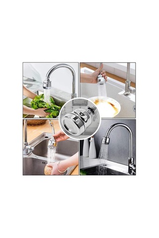 Sn-27115 3 Kademeli Tasarruflu Musluk Başlığı 360 Derece Belirtilmemis