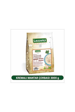Lezzetçi Kremalı Mantar Çorbası 3 KG
