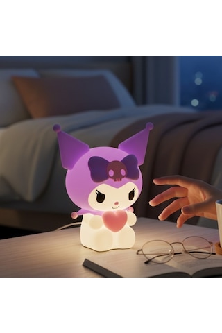 Kuromi Gece Lambası Ve Masa Lambası Beyaz