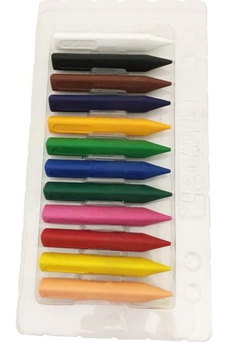 Play-Doh Ekstra Jumbo Mum Boya Kalemi 12 Renk