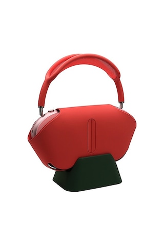 Tongxida Airpods Max İçin Silikon Şarj Edici Masaüstü Standı - Siyahımsı Yeşil Siyah